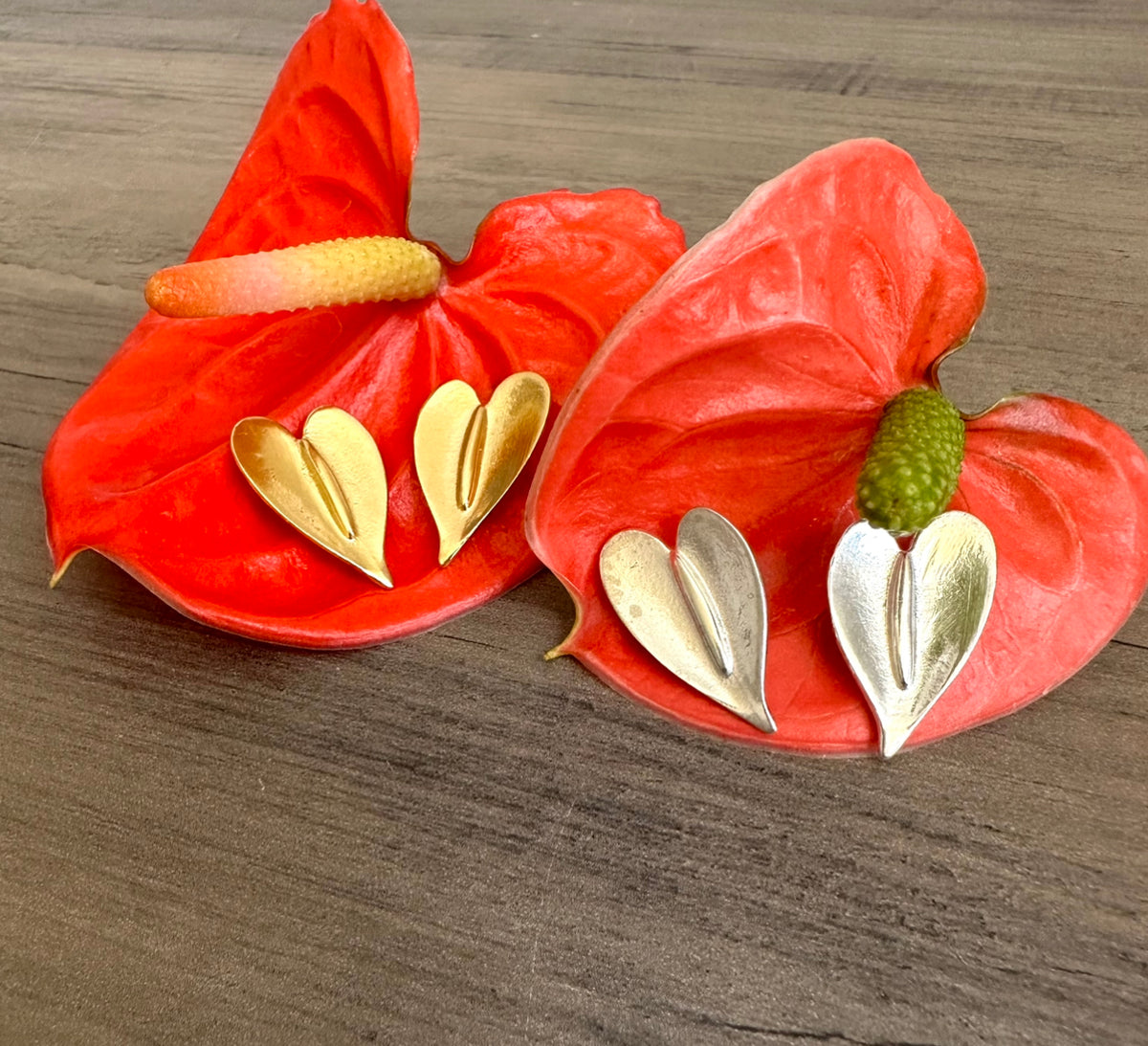 Kualoa Anthurium Classic Studs tidepoollove