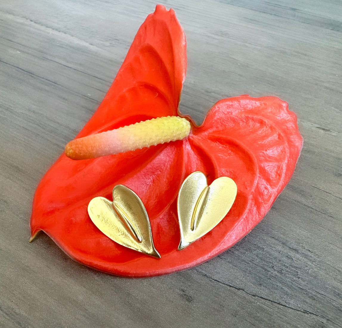 Kualoa Anthurium Classic Studs tidepoollove